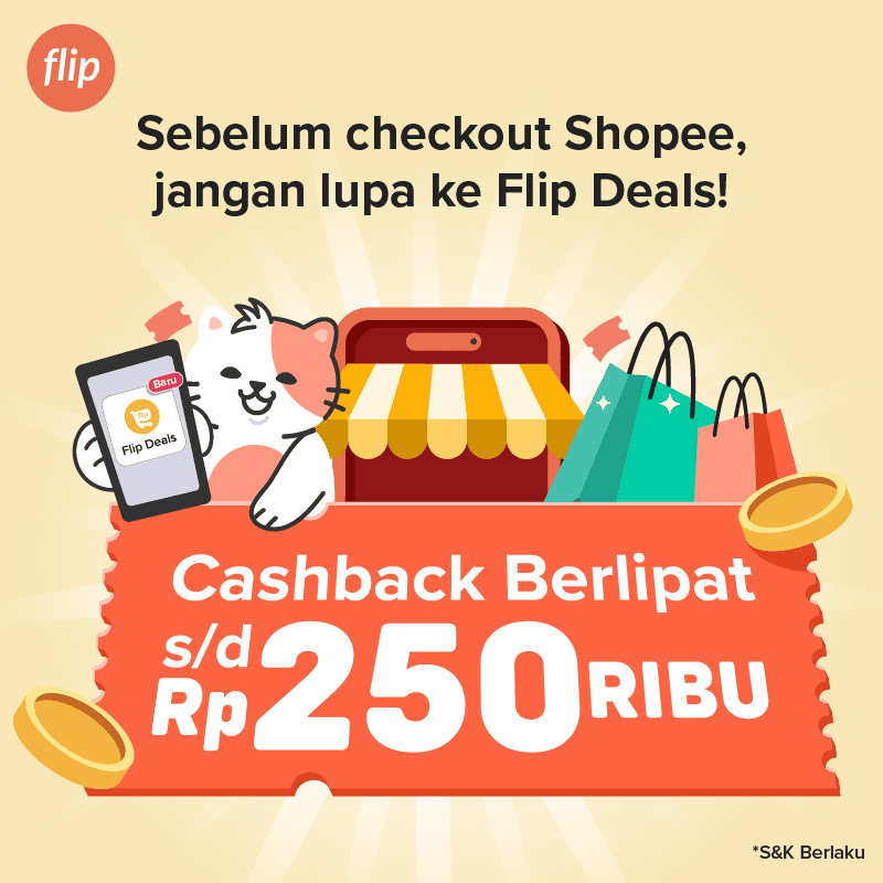 Hemat Belanja Produk Skincare di Shopee dengan Cashback Ekstra dari Flip Deals