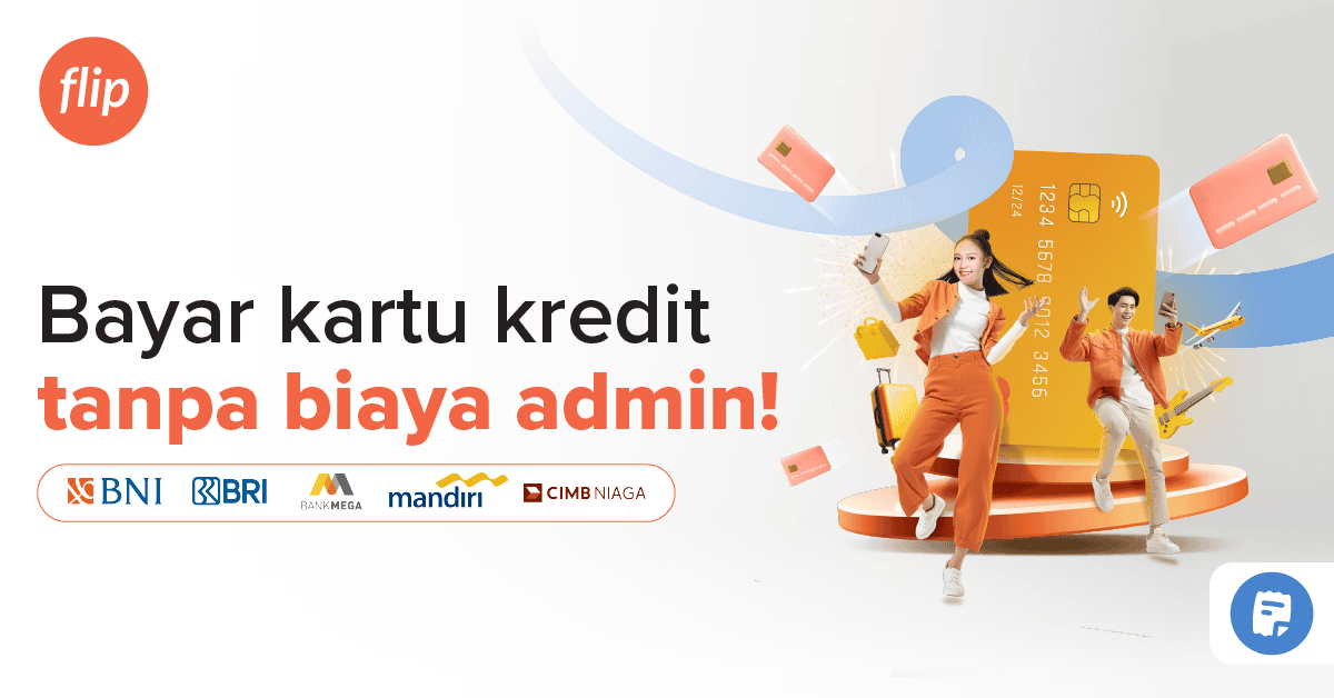 Cara bayar kartu kredit pakai Flip