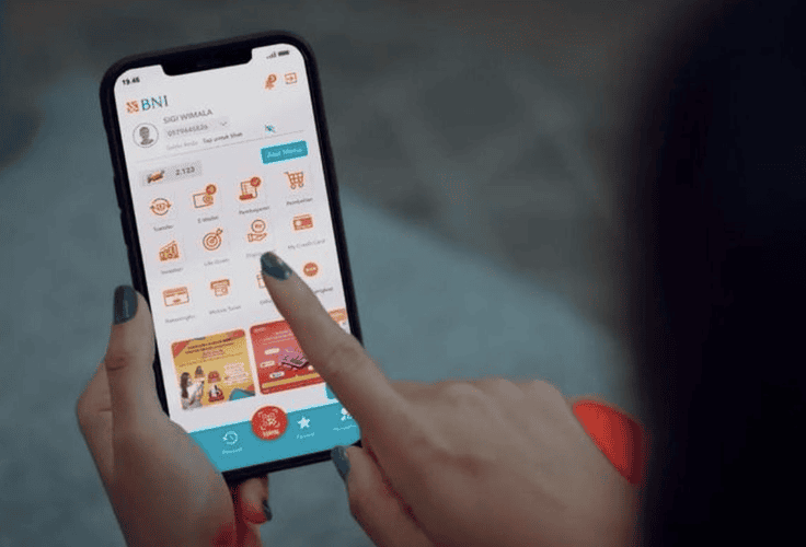 cara daftar m-banking BNI